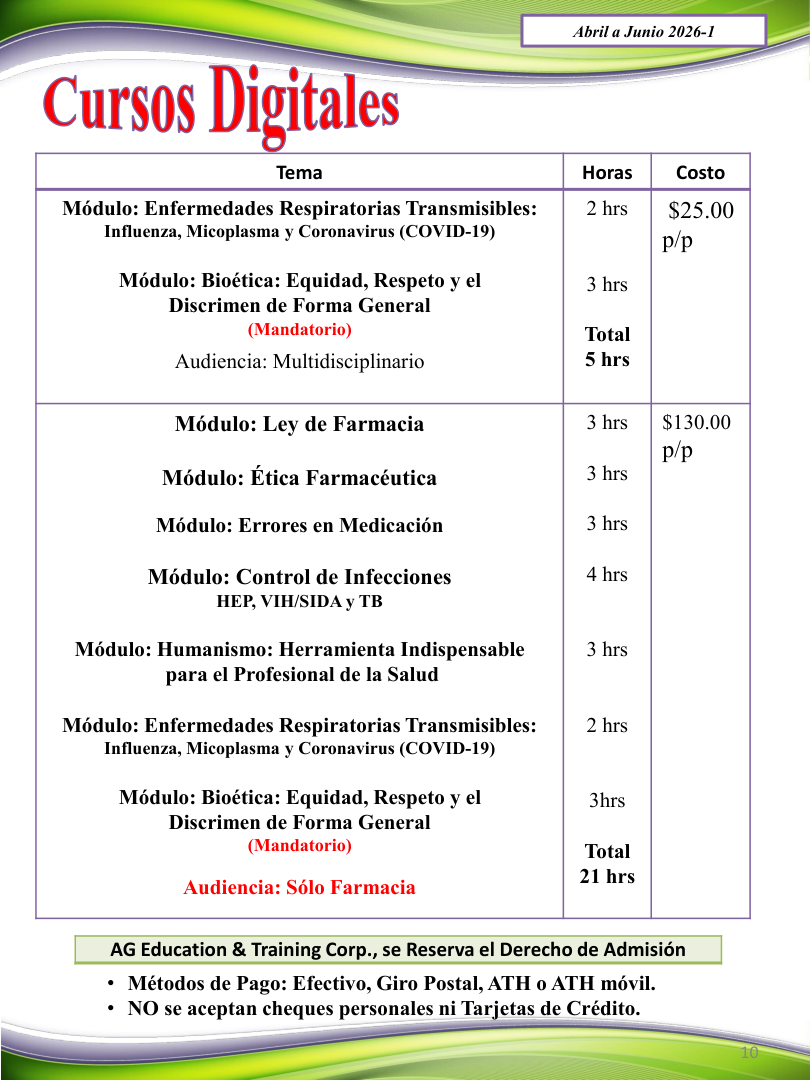 Pagina 10 del programa