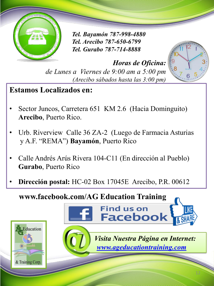 Pagina 12 del programa